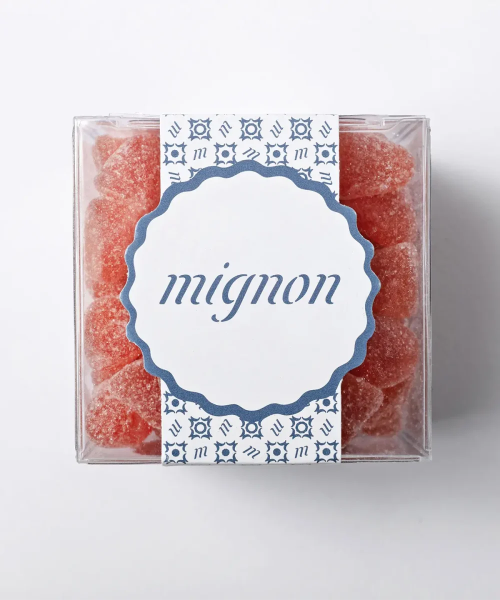 Caramelle fragoline di bosco Mignon in box trasparente