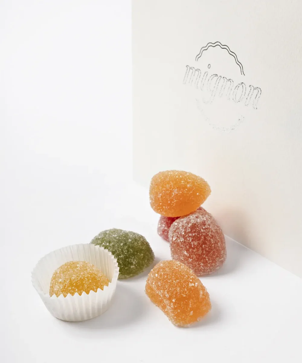 Eleganti gelatine alla frutta per confezione regalo Mignon
